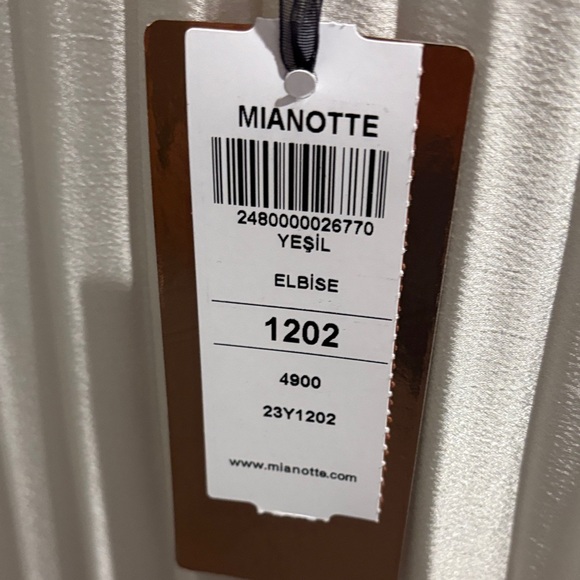 Gradient Maxi Dress in White, pink ,Yellow, and Black - Picture 6 of 8